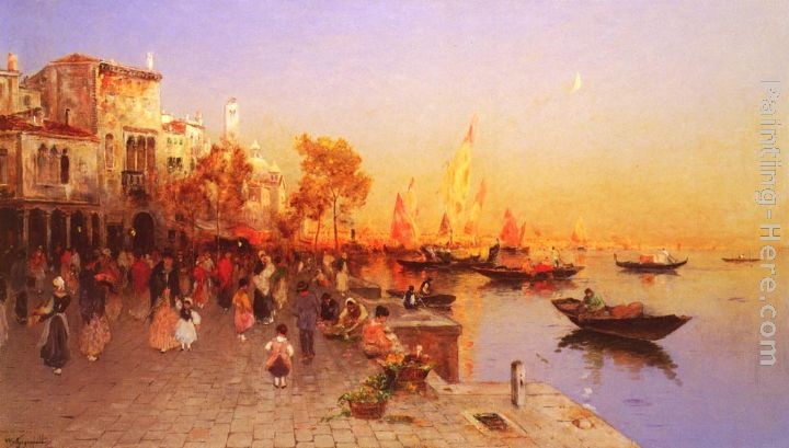 Wilhelm von Gegerfelt An Italian Port